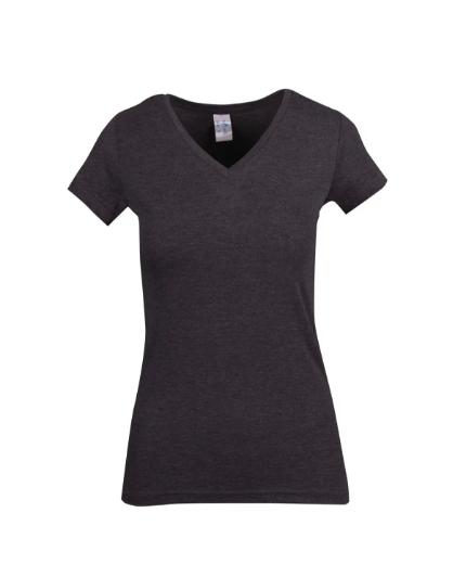 Picture of RAMO, Ladies Marl V-Neck T-Shirt